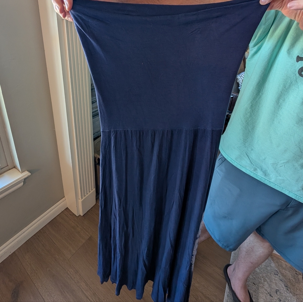 Raviya Deep Blue Rayon Dress